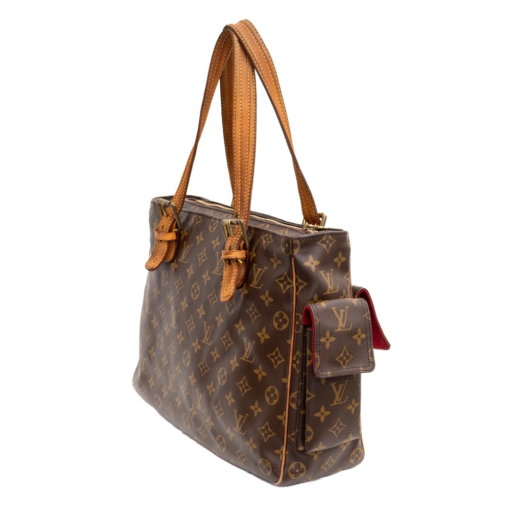 Louis Vuitton Monogram Multiple Cite Tote Bag Brown Canvas Shoulder Bag Vintage - Picture 4 of 13